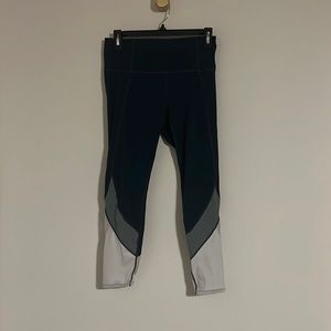Athleta Performance Leggings Mesh Detail